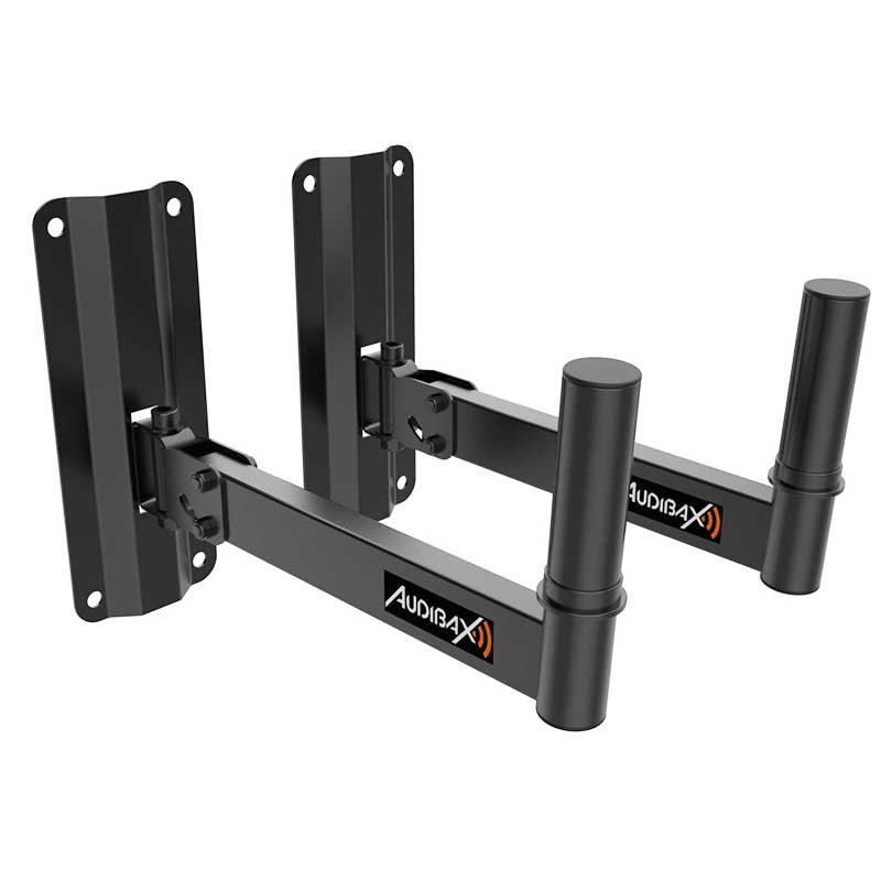 Audibax Neo 40 - Soporte de Pared para Altavoz Profesional Vaso 35mm (Pareja) - Tempo Shop