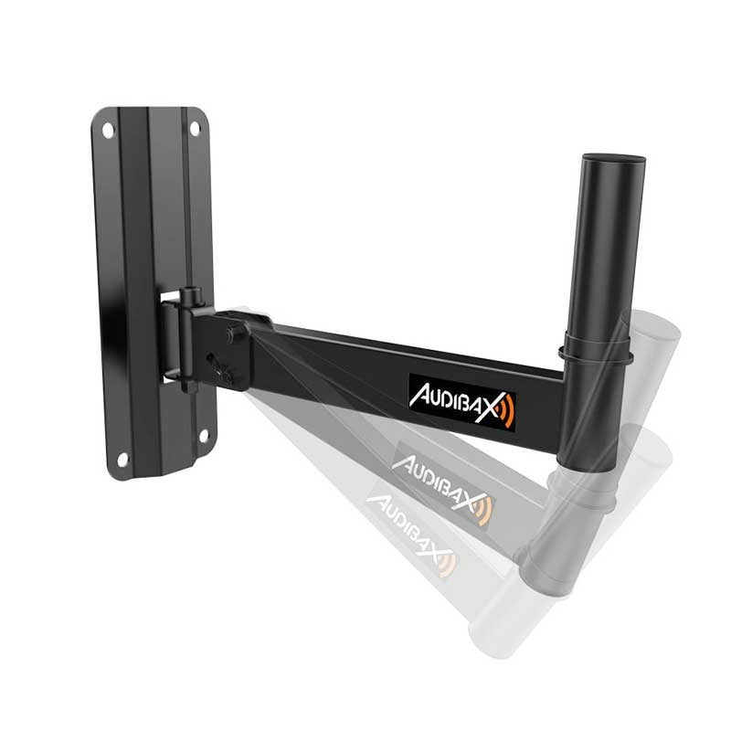 Audibax Neo 40 - Soporte de Pared para Altavoz Profesional Vaso 35mm (Pareja) - Tempo Shop