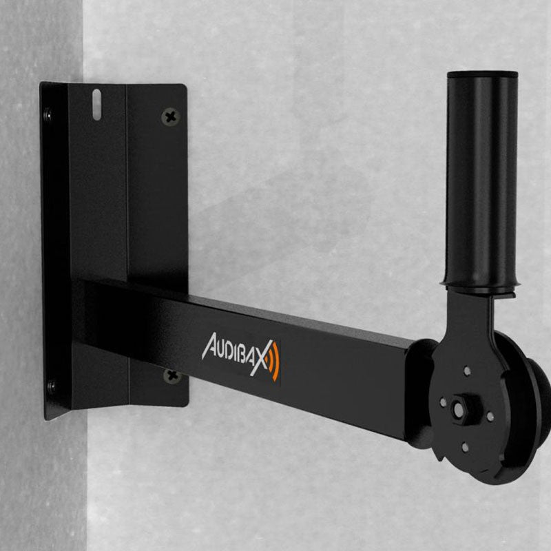 Audibax Neo 50 Corner - Soporte Inclinable Altavoz Pro para Esquinas Carga 35Kg, Vaso 35mm - Tempo Shop