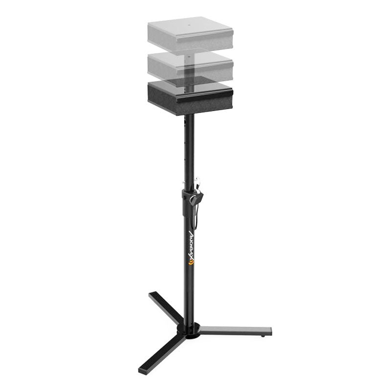 Audibax Neo SM20 - Soporte Altavoces Monitores Suelo Regulable con Pad Aislamiento - Tempo Shop