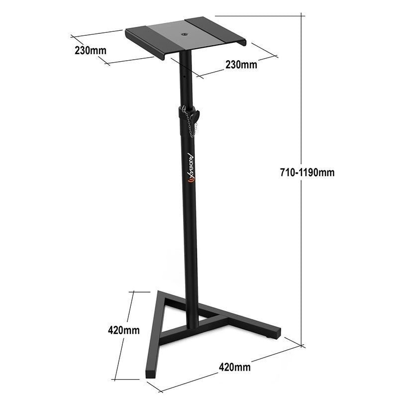 Audibax NEO SM5 - Soportes Suelo para Monitor / Altavoz de Estudio - Tempo Shop