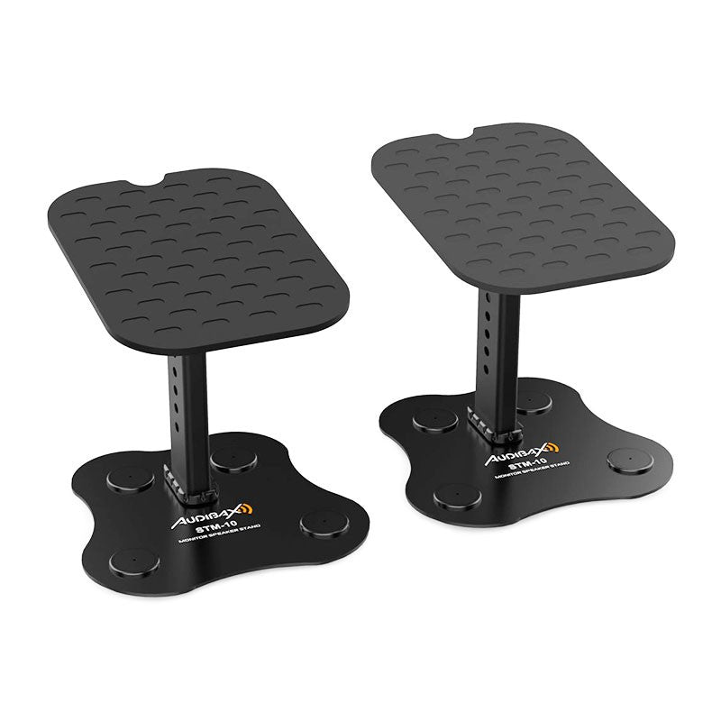 Audibax NEO STM - 10 - Soportes Monitores/ Altavoces Estudio para Mesa Regulables (Pareja) - Tempo Shop