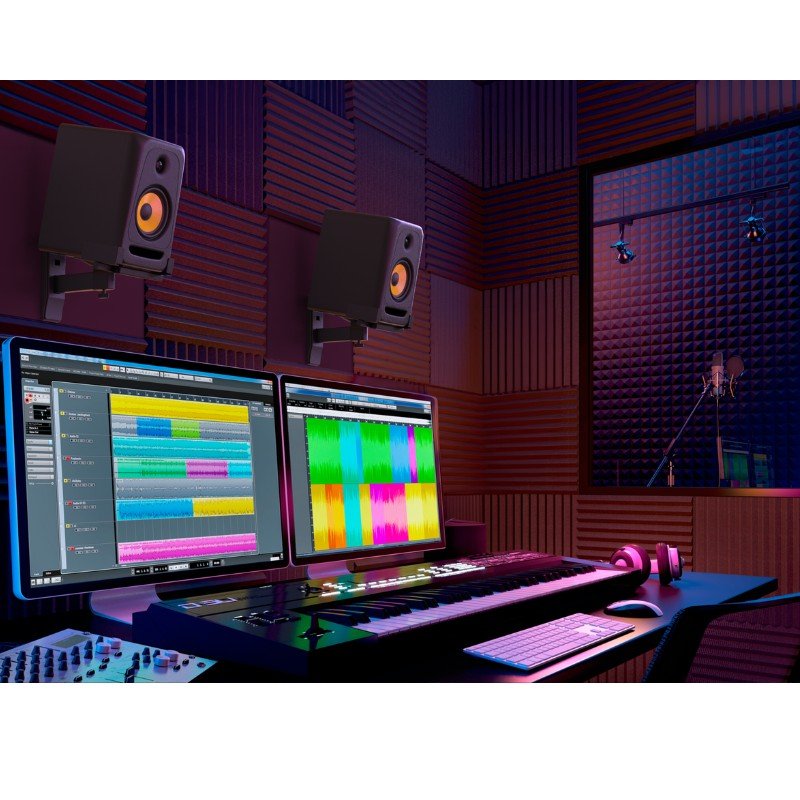 Audibax Neo STMW 2 - Soportes de Pared Para Monitor Estudio y Altavoz (Pareja) - Tempo Shop