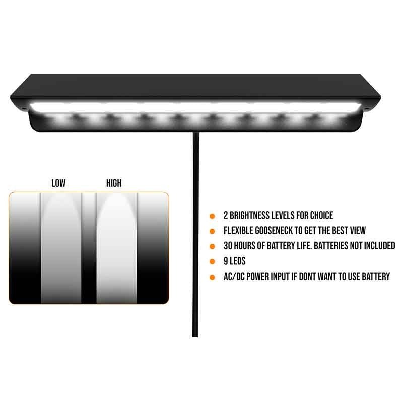 Audibax Niza 9 - Lampara Atril Led Profesional - Tempo Shop