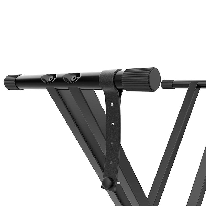 Audibax Onyx 120 - Soporte Tijera Doble para Teclado (Yamaha, Casio, Roland, Korg) - Tempo Shop