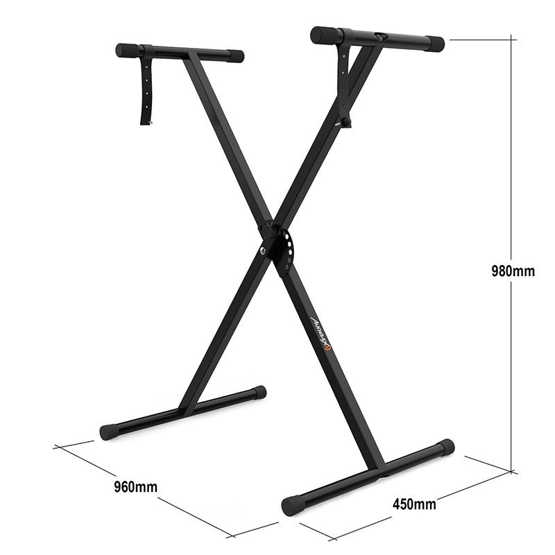 Audibax Onyx 121 - Soporte Tijera para Teclado(Yamaha, Casio, Roland, Korg) - Tempo Shop