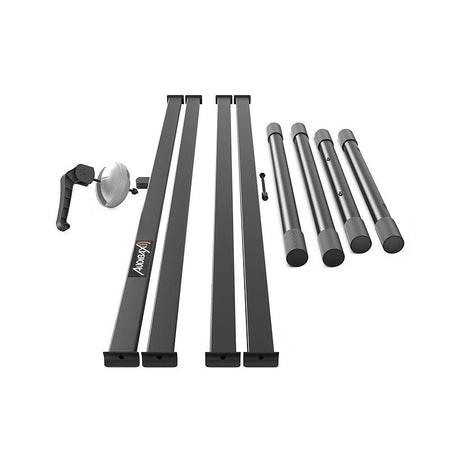 Audibax Onyx 130 - Soporte Premium Tijera Doble Teclado (Yamaha, Casio, Roland, Korg) - Tempo Shop