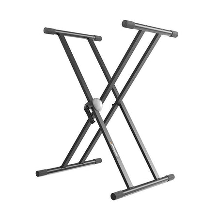 Audibax Onyx 130 - Soporte Premium Tijera Doble Teclado (Yamaha, Casio, Roland, Korg) - Tempo Shop