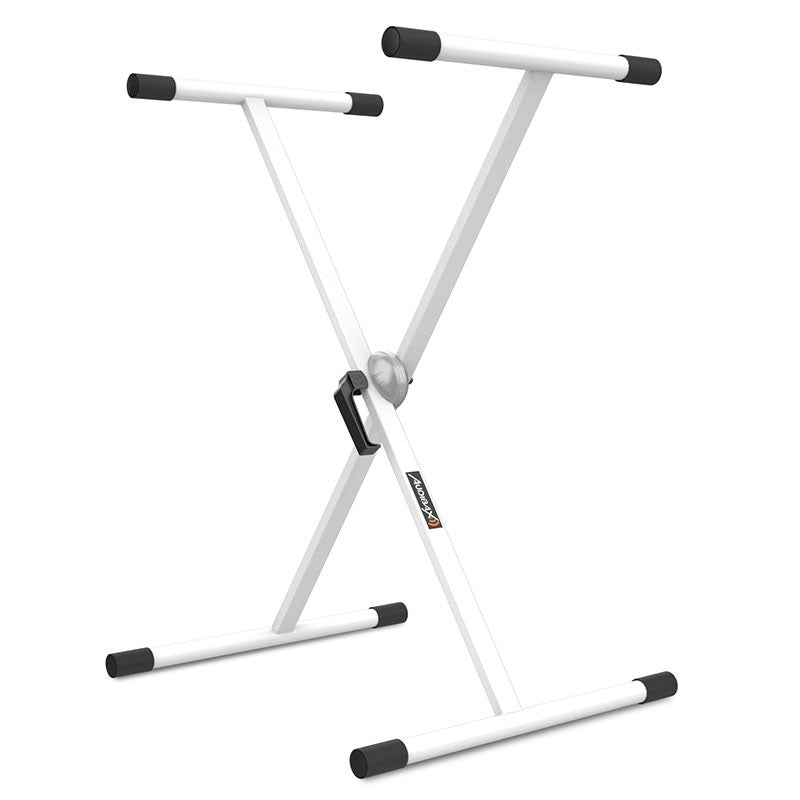 Audibax Onyx 131 White - Soporte Tijera Teclado (Yamaha, Casio, Roland, Korg) - Tempo Shop