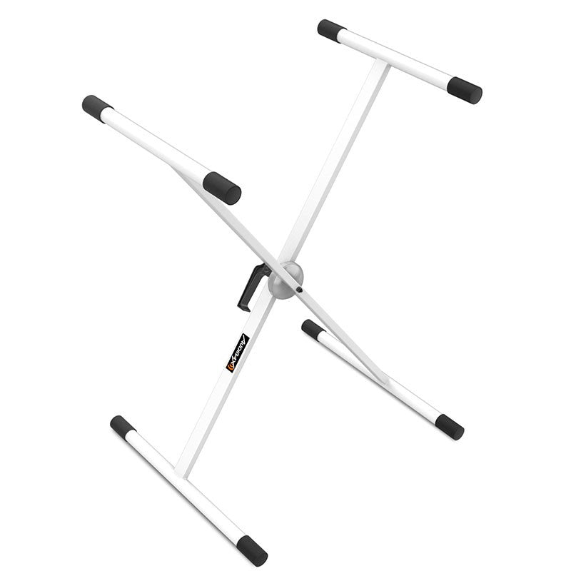 Audibax Onyx 131 White - Soporte Tijera Teclado (Yamaha, Casio, Roland, Korg) - Tempo Shop