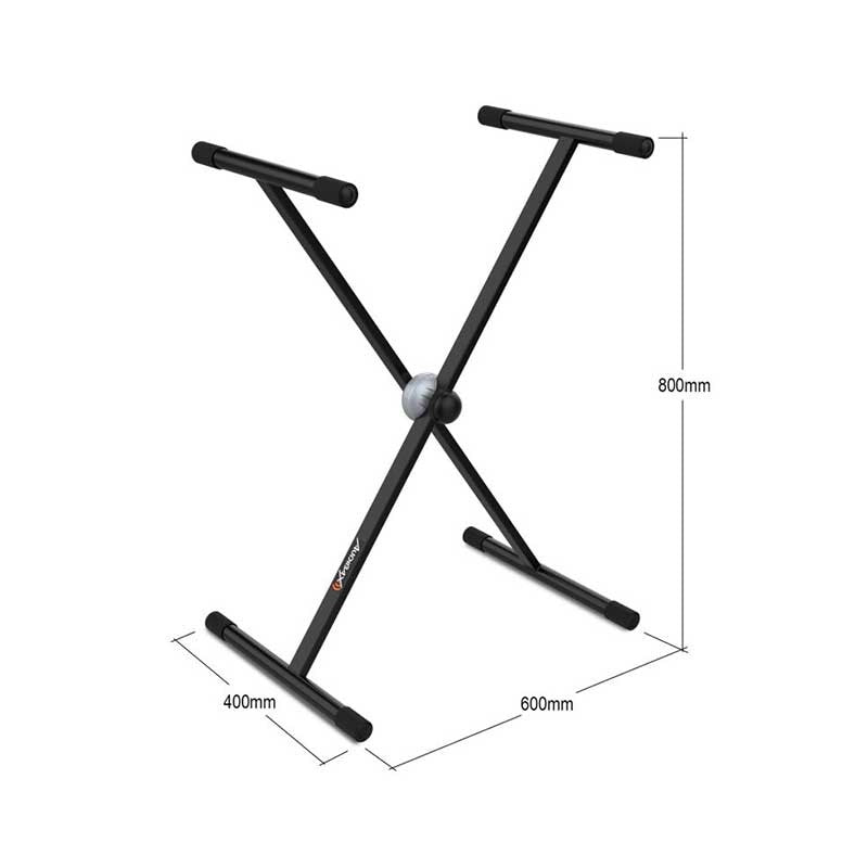 Audibax Onyx Pack Single - Soporte de Teclado + Funda Teclado 61 Teclas - Tempo Shop