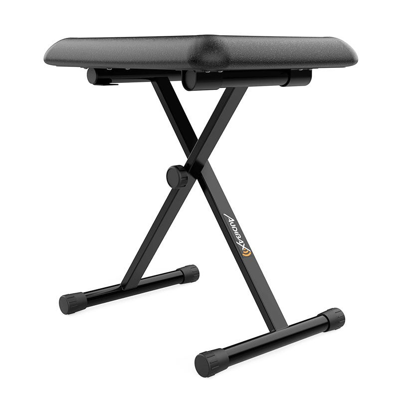Audibax Onyx - Pack V2 de Soporte Teclado / Piano + Banqueta - Tempo Shop