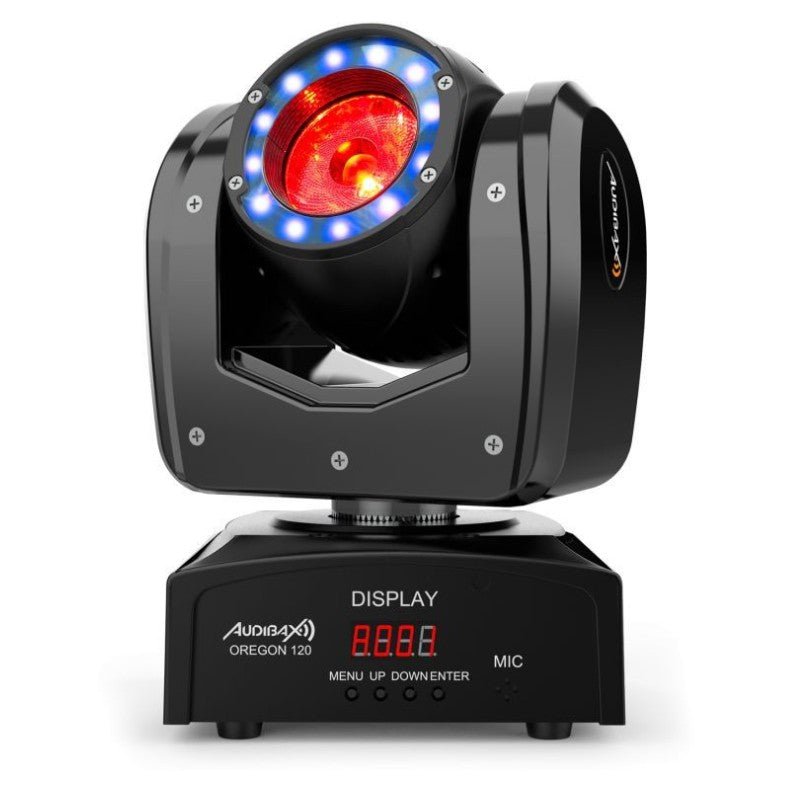Audibax Oregon 120 - Cabeza Móvil Beam Alta Potencia 120W con Led Osram + Wash RGBW 4in1 - Tempo Shop