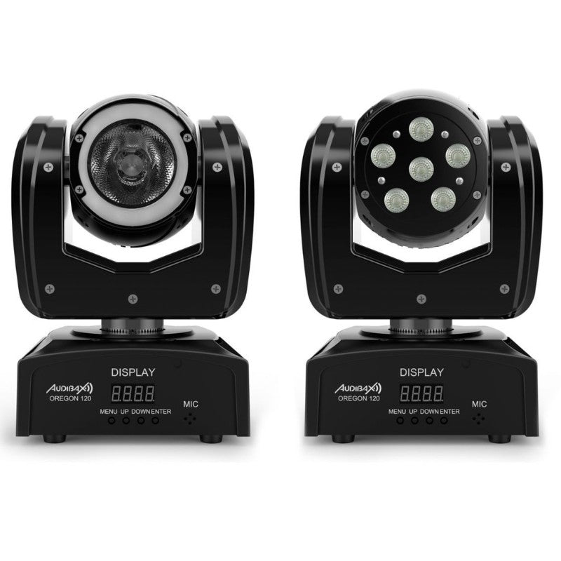 Audibax Oregon 120 - Cabeza Móvil Beam Alta Potencia 120W con Led Osram + Wash RGBW 4in1 - Tempo Shop