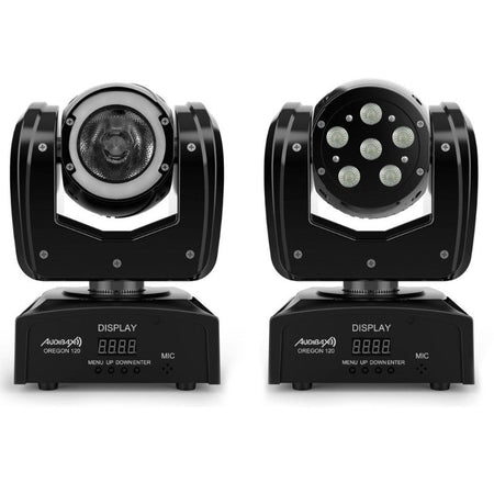 Audibax Oregon 120 - Cabeza Móvil Beam Alta Potencia 120W con Led Osram + Wash RGBW 4in1 - Tempo Shop