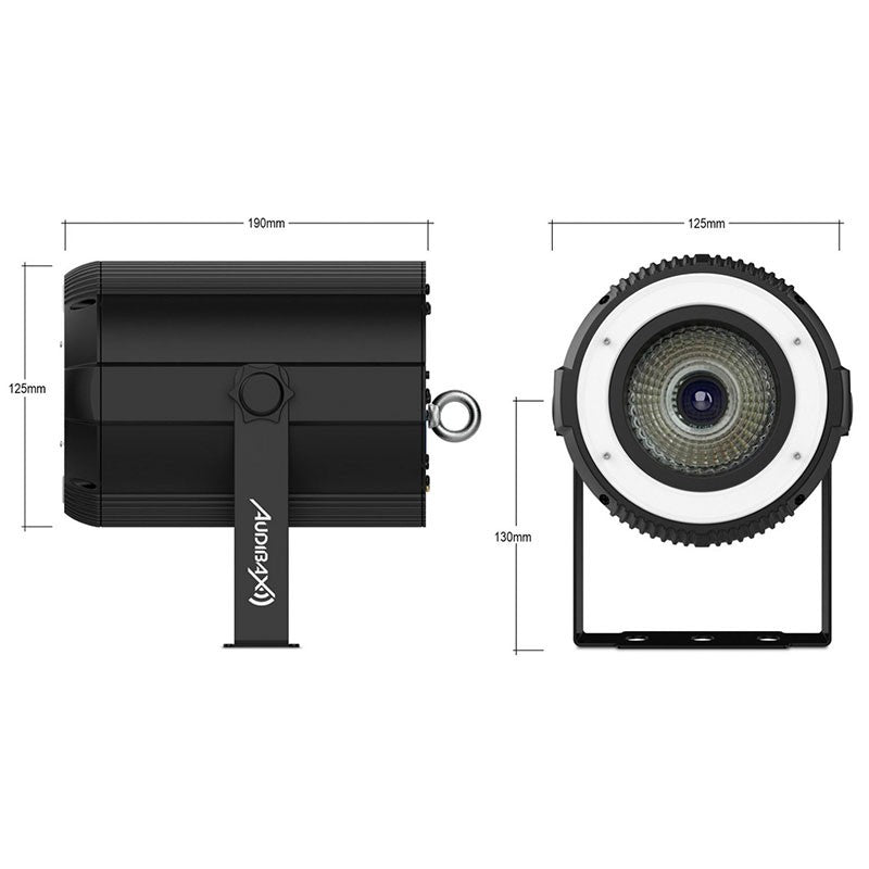 Audibax Oregon 40 RGBW - Par LED BEAM 40W LED RGBW – 4 en 1 + 12pcs SMD5050 LED - Tempo Shop