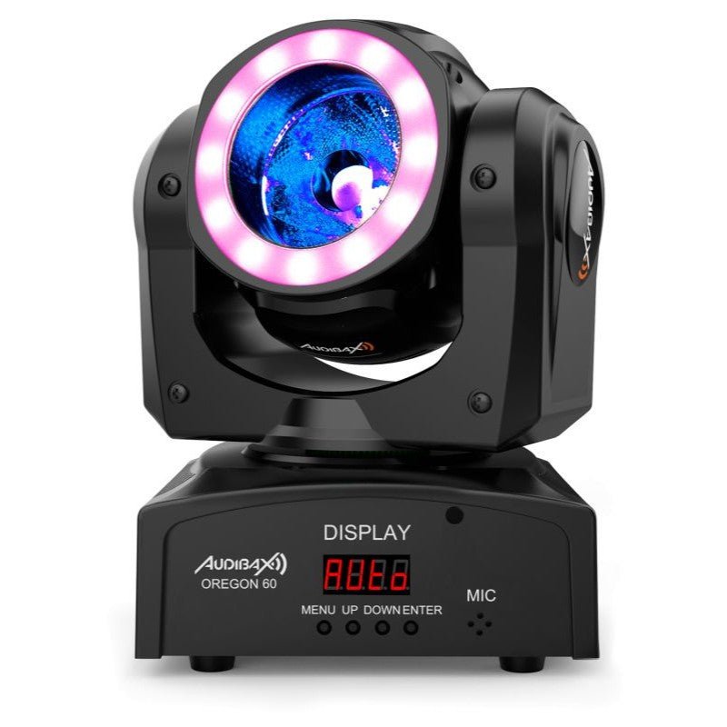Audibax Oregon 60 - Cabeza Móvil Beam Alta Potencia 60W RGBW + Anillo LED - Tempo Shop
