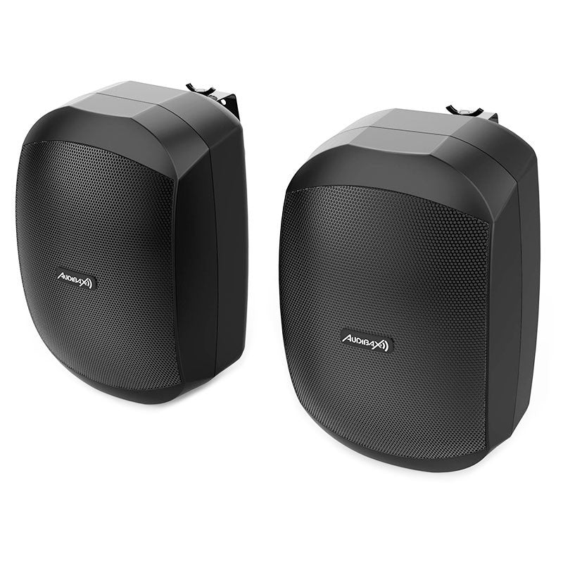 Audibax Ovo 4 Black - Pareja de Altavoces Pasivos Pared 4" 100V / 8 ohm IP65 - Tempo Shop