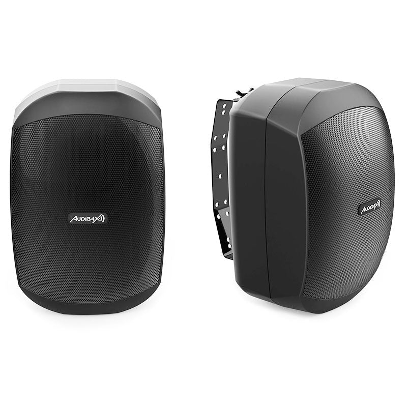 Audibax Ovo 4 Black - Pareja de Altavoces Pasivos Pared 4" 100V / 8 ohm IP65 - Tempo Shop