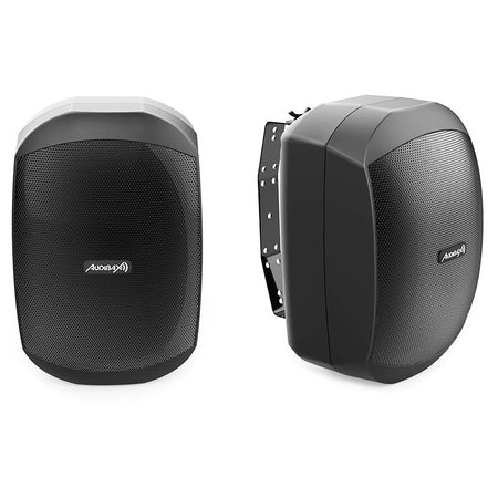 Audibax Ovo 4 Black - Pareja de Altavoces Pasivos Pared 4" 100V / 8 ohm IP65 - Tempo Shop