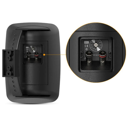 Audibax Ovo 4 G2 Negro Pareja de Altavoces Pasivos Pared 4 Pulgadas 100v / 8 ohm - Sonido profesional con certificación IP65