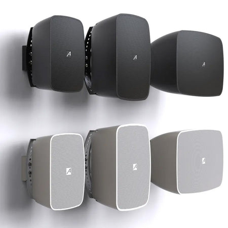Audibax Ovo 4 G2 Negro Pareja de Altavoces Pasivos Pared 4 Pulgadas 100v / 8 ohm - Sonido profesional con certificación IP65
