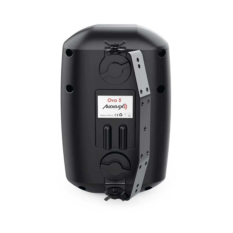 Audibax Ovo 5 Black - Pareja de Altavoces Pasivos Pared 5" 100V / 8 ohm IP65 - Tempo Shop