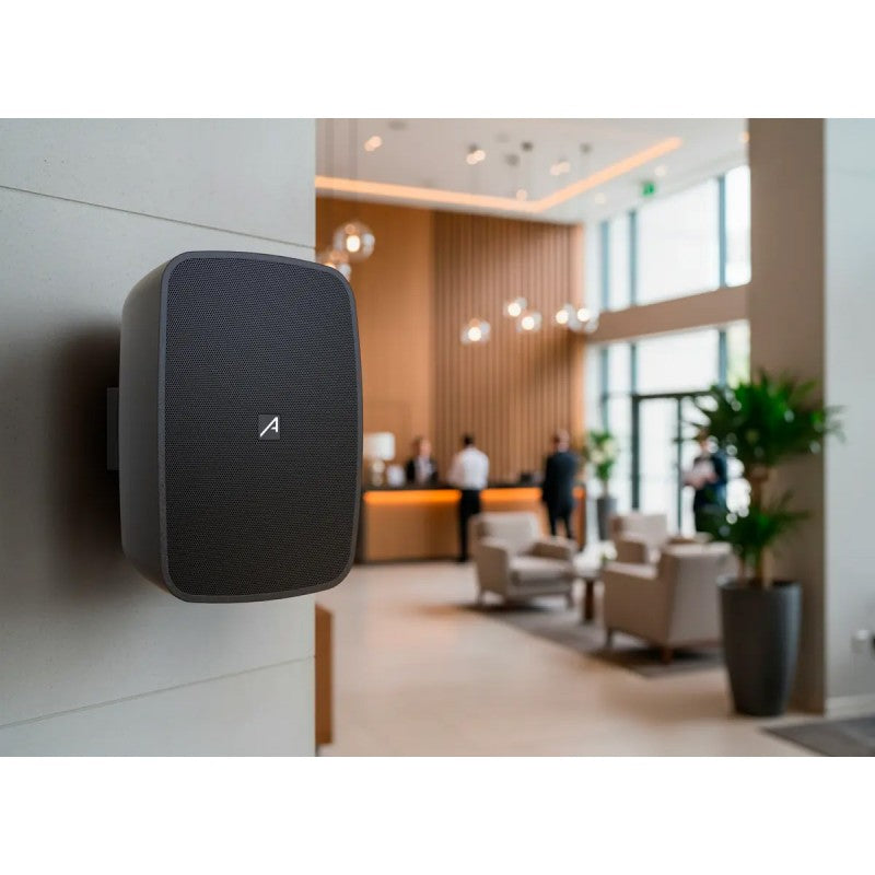 Audibax Ovo 5 G2 Negro Pareja - Altavoces Pasivos de Instalación en Pared y Exterior con Protección IP65