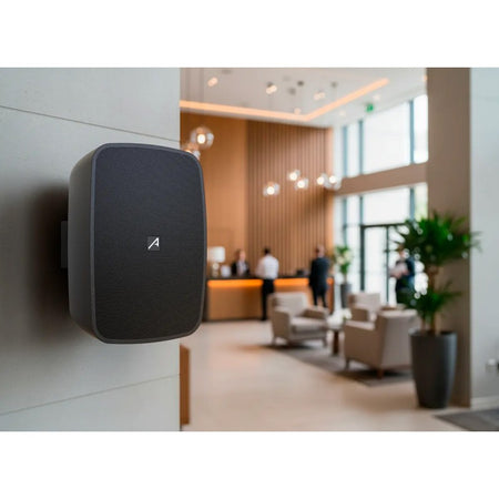 Audibax Ovo 5 G2 Negro Pareja - Altavoces Pasivos de Instalación en Pared y Exterior con Protección IP65