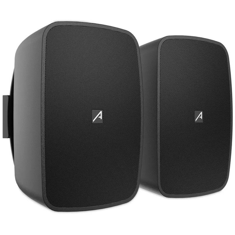 Audibax Ovo 5 G2 Negro Pareja - Altavoces Pasivos de Instalación en Pared y Exterior con Protección IP65