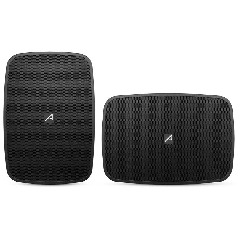 Audibax Ovo 5 G2 Negro Pareja - Altavoces Pasivos de Instalación en Pared y Exterior con Protección IP65