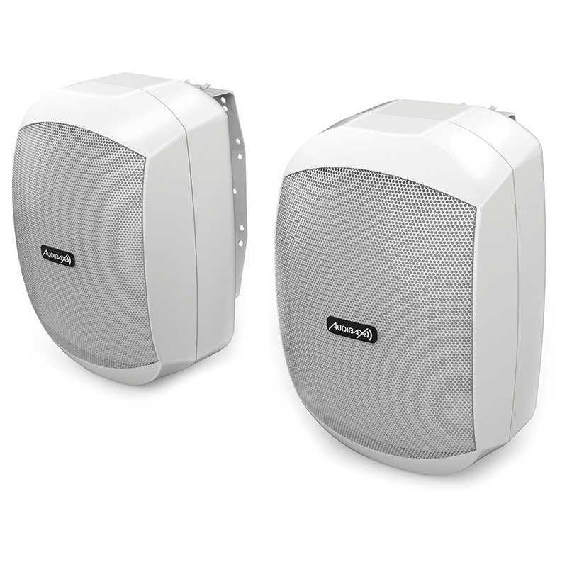 Audibax Ovo 5 White - Pareja de Altavoces Pasivos Pared 5" 100v / 8 Ohm IP65 - Tempo Shop