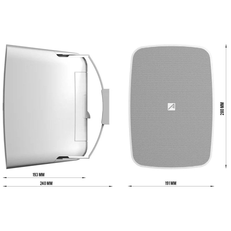 Audibax Ovo 6 G2 Blanco - Pareja de Altavoces Pasivos de Pared 6 Pulgadas 100V / 8 ohm IP65
