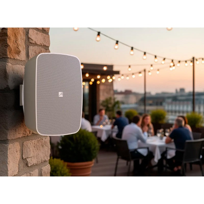 Audibax Ovo 6 G2 Blanco - Pareja de Altavoces Pasivos de Pared 6 Pulgadas 100V / 8 ohm IP65