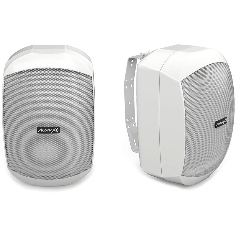 Audibax Ovo 6 White - Pareja de Altavoces Pasivos Pared 6 Pulgadas 100V / 8 ohm IP65 - Tempo Shop