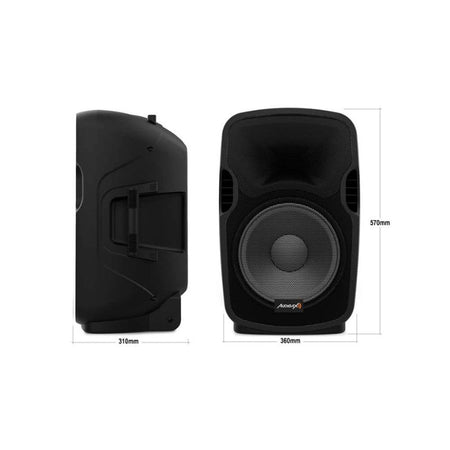 Audibax Party 12 - Altavoz Activo Profesional 12" 500W Pico Bluetooth + Soporte + Cable + Micro - Tempo Shop