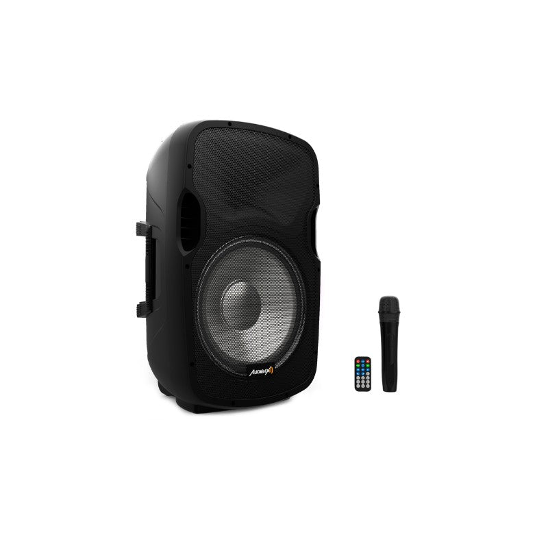 Audibax Party 15 - Altavoz Activo Profesional 15" 600W Pico Bluetooth + Soporte + Cable + Micro - Tempo Shop