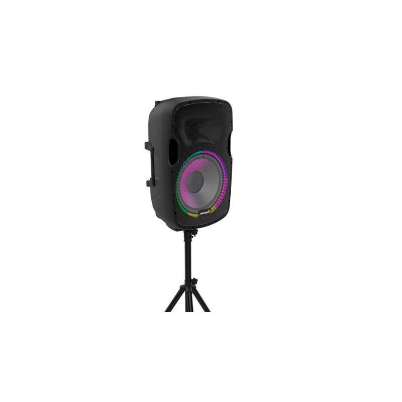 Audibax Party 15 - Altavoz Activo Profesional 15" 600W Pico Bluetooth + Soporte + Cable + Micro - Tempo Shop