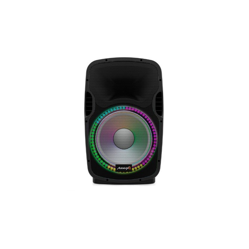 Audibax Party 15 - Altavoz Activo Profesional 15" 600W Pico Bluetooth + Soporte + Cable + Micro - Tempo Shop