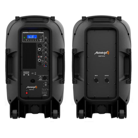 Audibax Party 212 - Led Set 2 Altavoces 12" PRO 1000W Pico + Soportes + Cableado + Micrófono - Tempo Shop