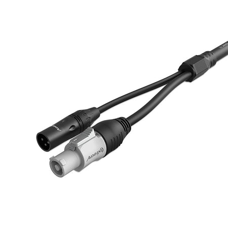 Audibax PC-XLR-150 - Cable Híbrido Señal XLR y Alimentación PowerCON 1,5m