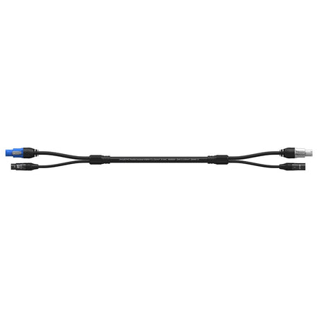 Audibax PC-XLR-150 - Cable Híbrido Señal XLR y Alimentación PowerCON 1,5m