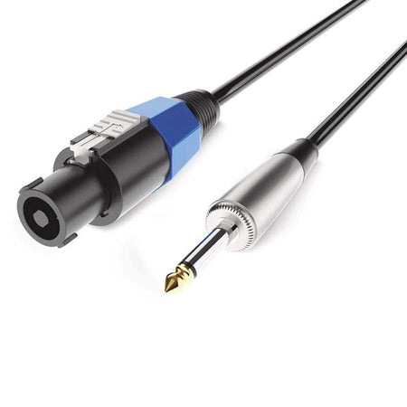 Audibax Power Amp 10145107 - Cable 1.5m Speakon - Jack Mono Cable Altavoz Potencia - Tempo Shop