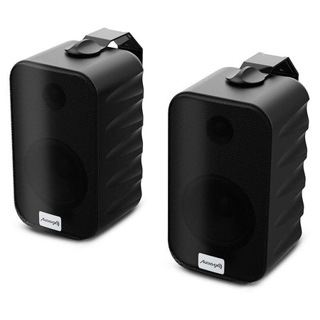 Audibax PR - 42T Black - Altavoces 4 Pulgadas 100V Instalación 2 Vías 75W con soporte - Tempo Shop