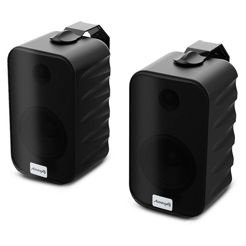 Audibax PR - 42T Black - Altavoces 4 Pulgadas 100V Instalación 2 Vías 75W con soporte - Tempo Shop