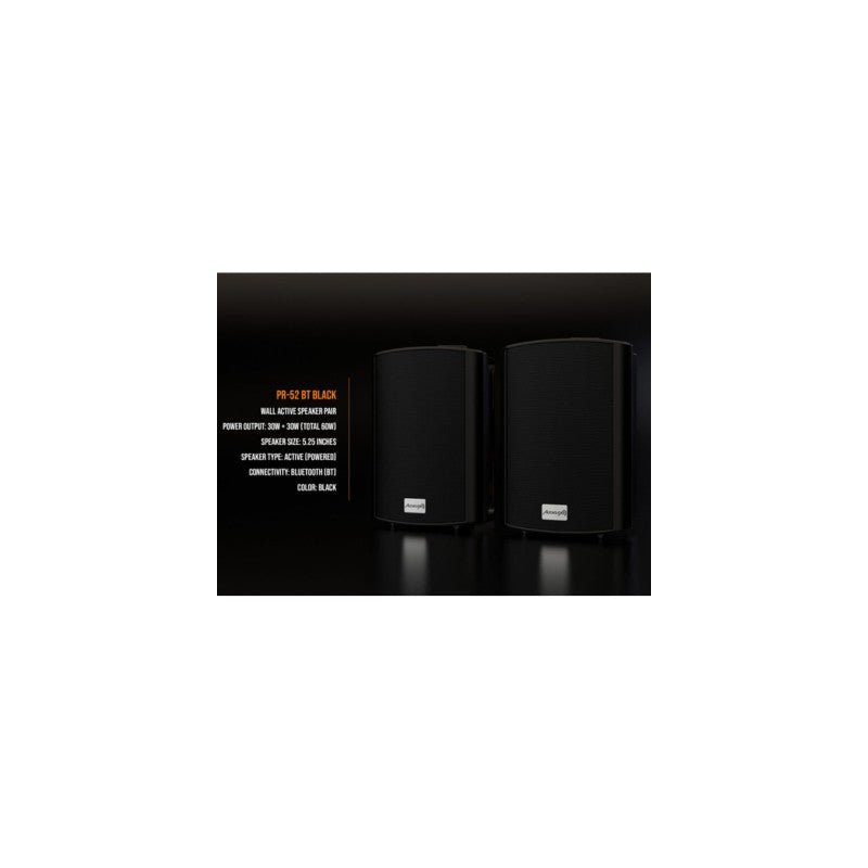 Audibax PR - 52 BT Black - Pareja de Altavoces Bluetooth - Tempo Shop