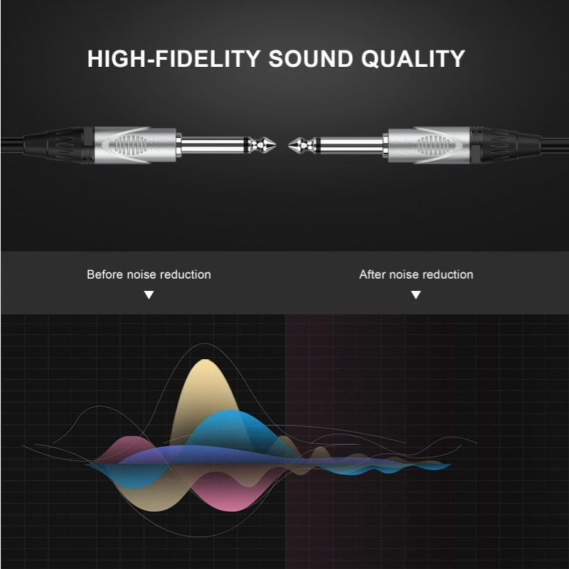 Audibax Pro 10053612 - Cable Jack Mono a Jack Mono 1m - Tempo Shop