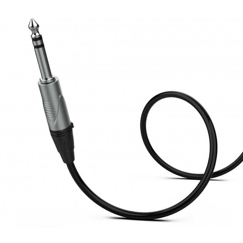 Audibax Pro 10101671 - Cable XLR Macho a Jack Balanceado 10m Negro - Tempo Shop