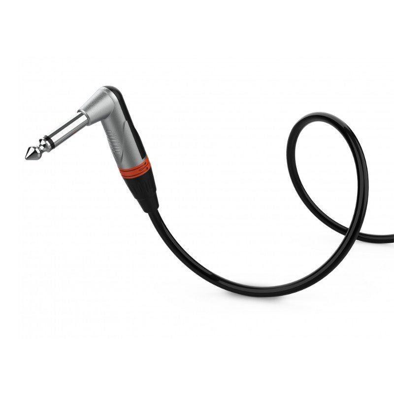 Audibax Pro 10101693 - Cable Jack Mono Acodado a Jack Mono Acodado 30cm Negro - Tempo Shop