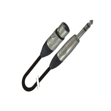 Audibax Pro 10101697 - Cable XLR Hembra a Jack Stereo 1m - Tempo Shop